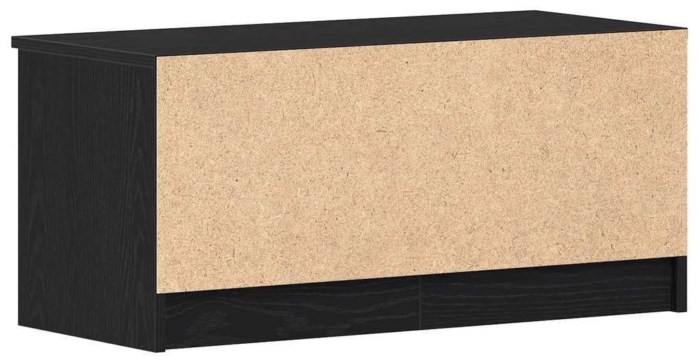 vidaXL Επίπλο TV Μαύρο Δρυς 80x35x36,5 εκ Κατασκευασμένο ξύλο