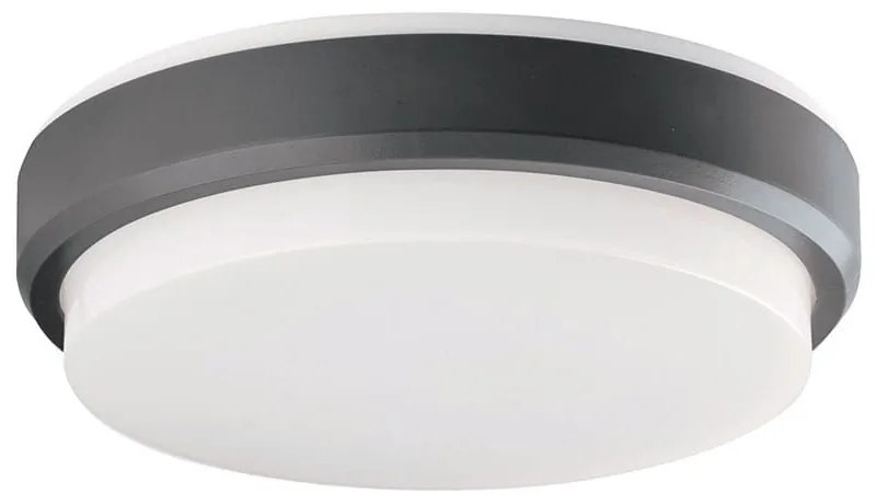 Φωτιστικό Οροφής - Πλαφονιέρα Tinos D200 IP54 4171701 Anthracite Viokef Plastic