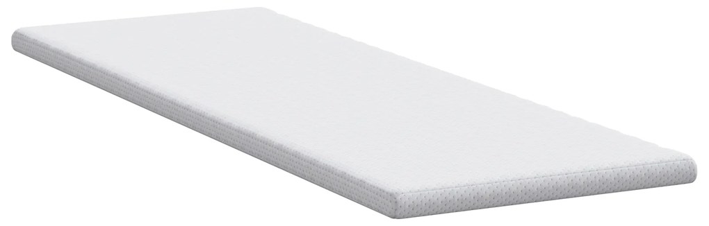 vidaXL Στρώματα Λευκό 70 x 200 cm 100% ύφασμα πολυεστέρα με τζακάρ