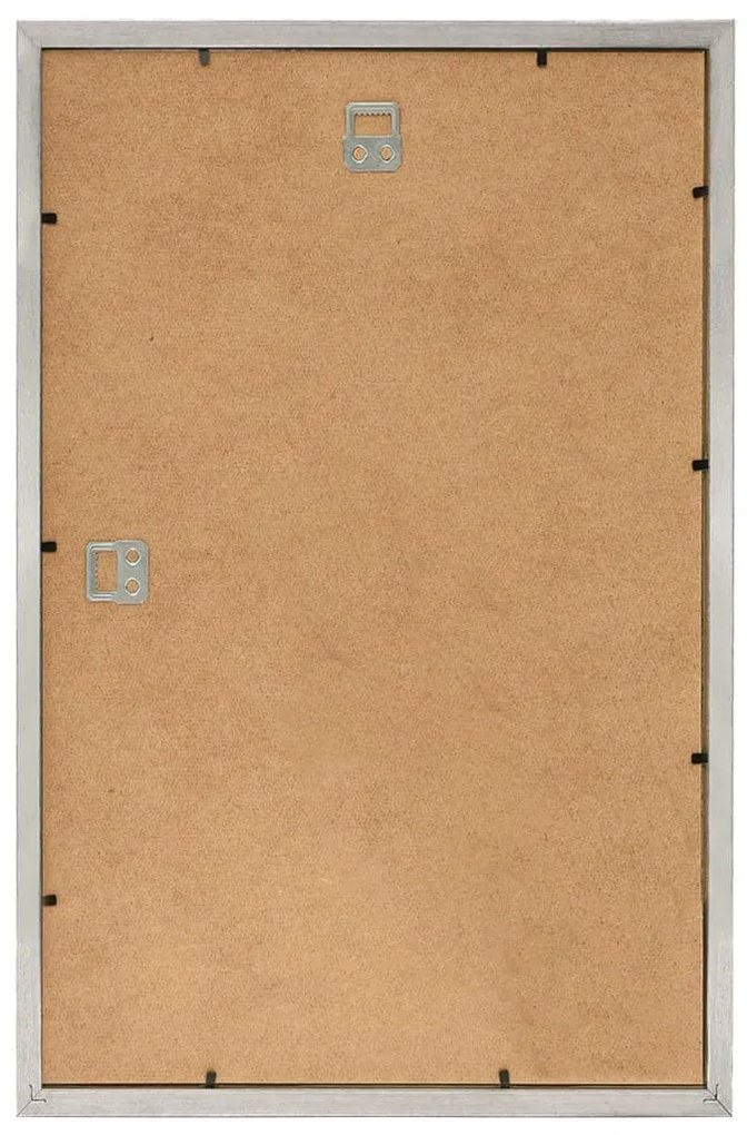 vidaXL Κορνίζες Κολάζ για Τοίχο 5 τεμ. Ασημί 70 x 90 εκ. MDF