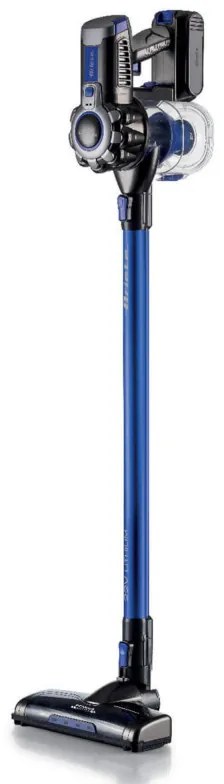 Κάθετη ηλεκτρική σκούπα Ariete SCOPA 2722/00, 120W, 1 l, 2 ταχύτητες, Μηχανοκίνητη βούρτσα με LED, Ένδειξη μπαταρίας, Μπλε