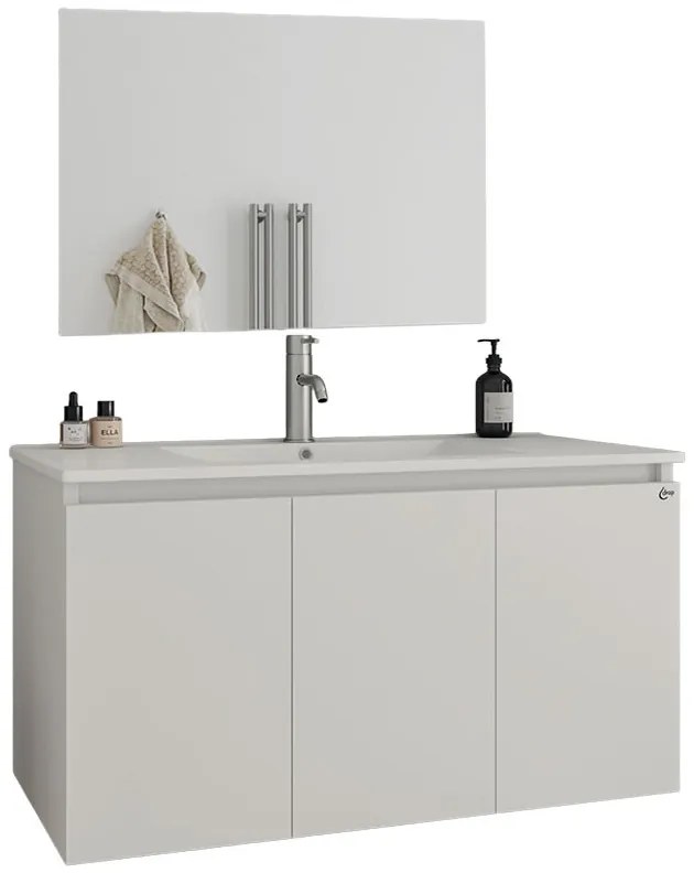 Σετ μπάνιου VERONA 100 SLIM Λευκό