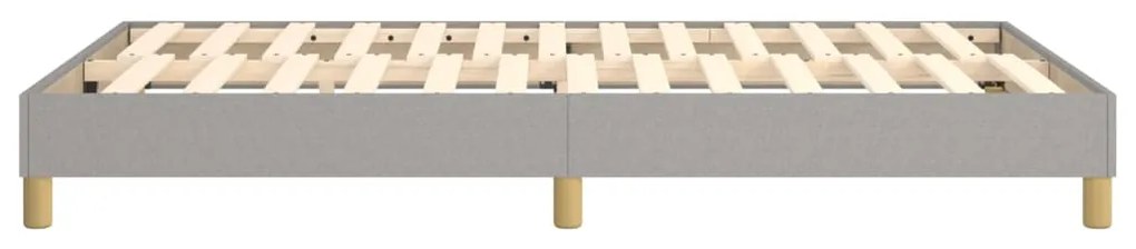 vidaXL Σκελετός Κρεβατιού με Ελατήρια Αν. Γκρι 120x200 εκ. Υφασμάτινο