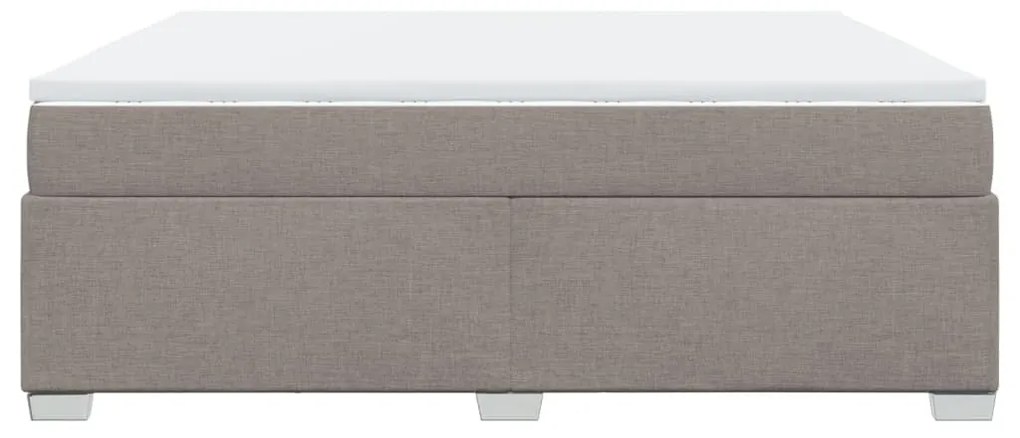 ΚΡΕΒΑΤΙ BOXSPRING ΜΕ ΣΤΡΩΜΑ TAUPE 180X200 ΕΚ. ΥΦΑΣΜΑΤΙΝΟ 3285155