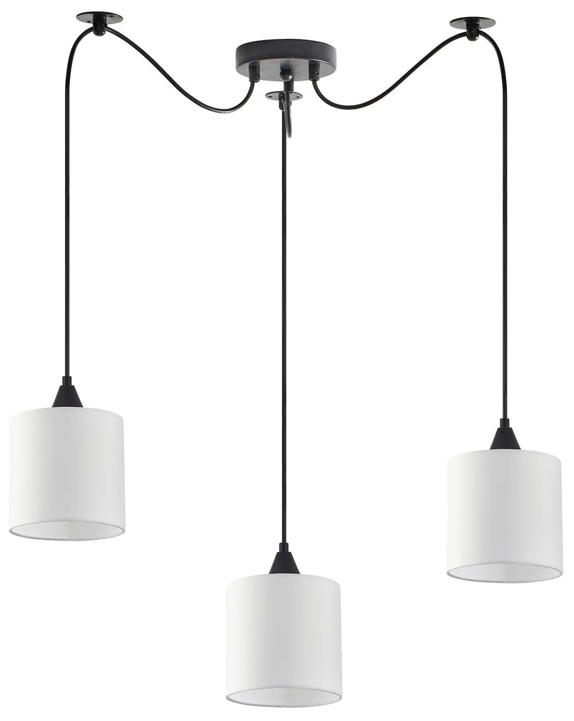 SE21-BL-B10-BL3-SH1 ADEPT PENDANT White Shade Pendant + HOMELIGHTING 77-9015