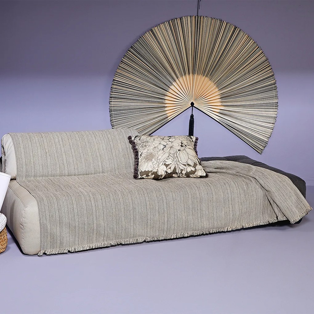 Ριχτάρι Διθέσιου Καναπέ (180x250) Kentia Stylish Grant 15 Grey Beige