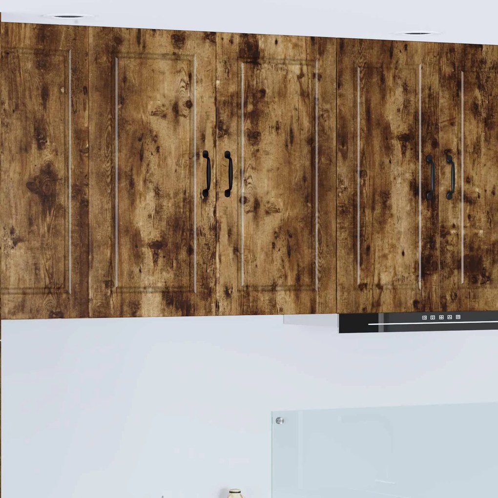 vidaXL Ντουλάπα Κουζίνας με ράφι Καπνιστό Δρύς 80 x 31 x 80 εκ.