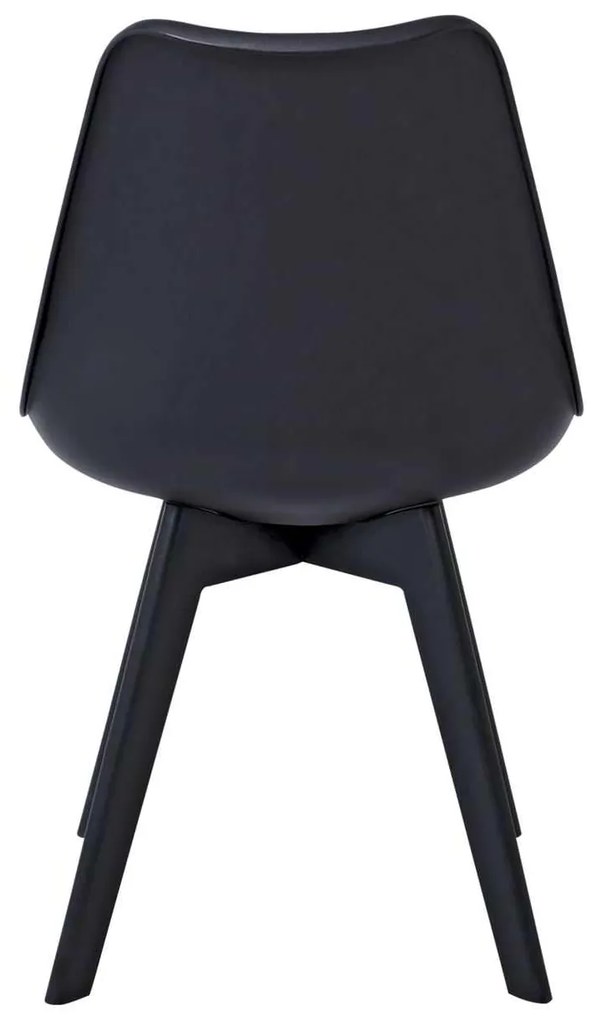 Καρέκλα Martin II PP Μαύρο Συσκ.2τμχ (Ποδί PP) 49x56x83cm