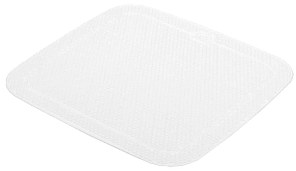 Kleine Wolke 430236  Non-slip Bath Mat "Samoa" 55x55cm White