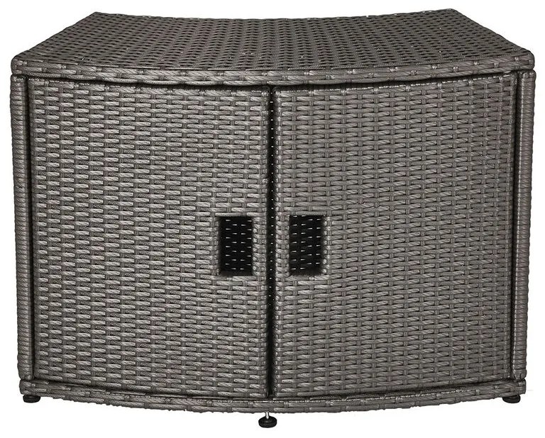 MSpa MSpa Wicker Cabinet Storage Unit - for round Spa VIKI-105811