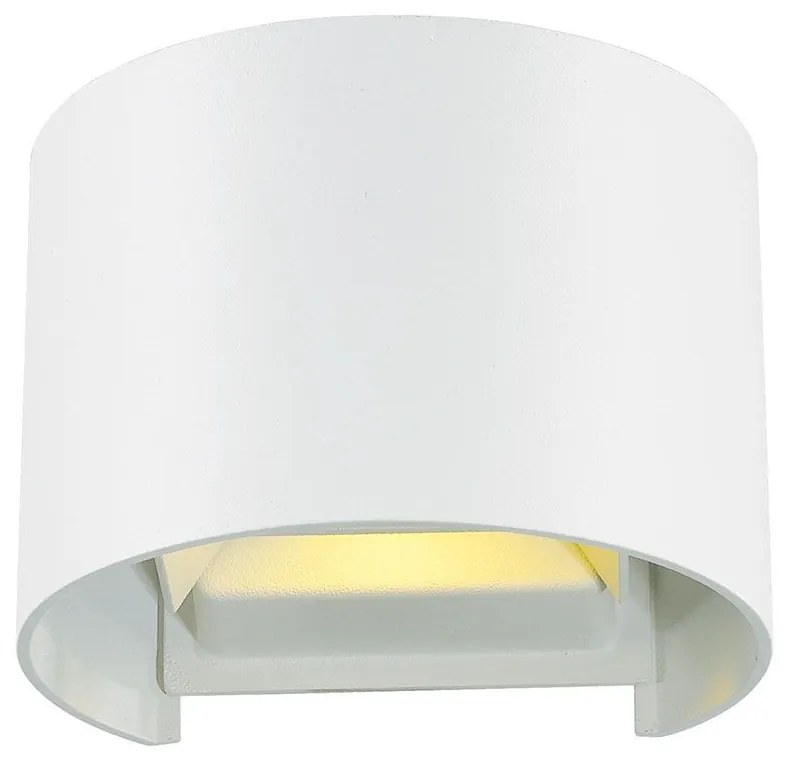 Φωτιστικό Τοίχου-Απλίκα Led Round Greg 4188700 White Viokef Metal