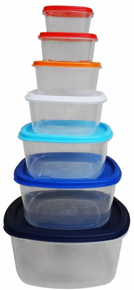 Vanora VN-PW-7PC513 Σετ 7 Δοχεία Φαγητού Πλαστικό 225ml