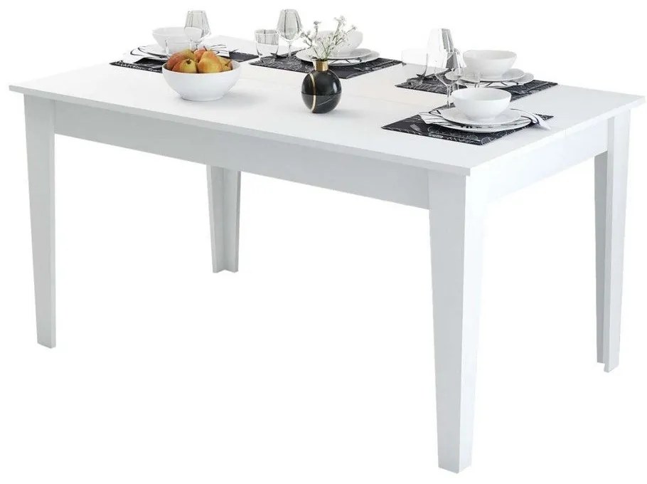 Τραπέζι Με Αποθηκευτικό Χώρο HM9507.06 145x88x75cm White Μελαμίνη