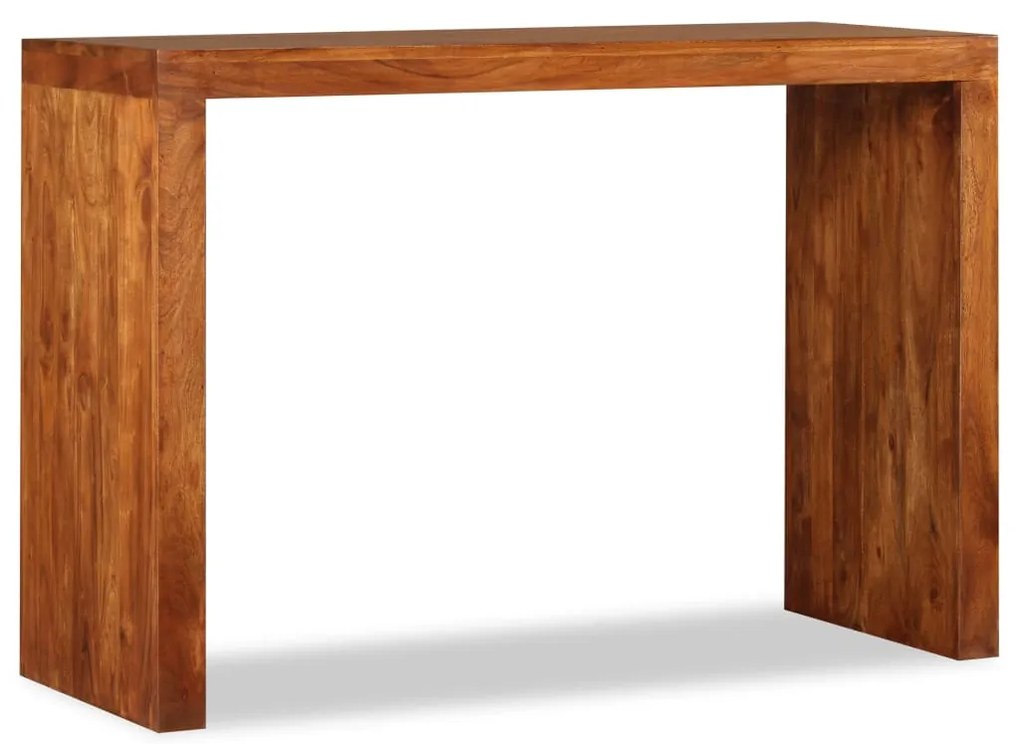 vidaXL Τραπέζι Κονσόλας 110x40x76 εκ. Μασίφ Ξύλο με Μελί Φινίρισμα