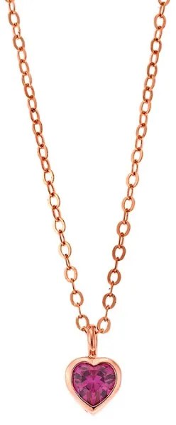 Μενταγιόν Senza Silver 925 Rose Gold Plated