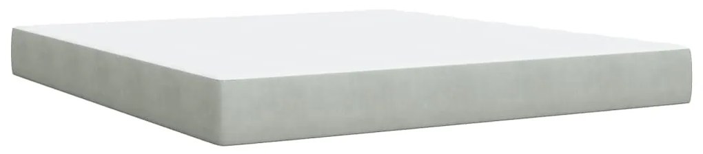 ΚΡΕΒΑΤΙ BOXSPRING ΜΕ ΣΤΡΩΜΑ ΑΝΟΙΧΤΟ ΓΚΡΙ 180X200 ΕΚ. ΒΕΛΟΥΔΙΝΟ 3290978