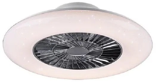 Ανεμιστήρας Οροφής LED σε χρώμιο VISBY R62402106 Trio Lighting-R62402106-Χρώμιο R62402106