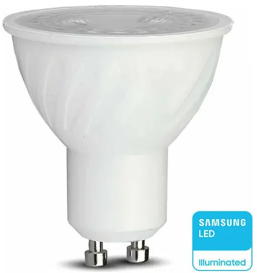 V-TAC Σποτ LED GU10 6W 230V 38° 445lm IP20 Samsung Chip Ζεστό Λευκό 21189