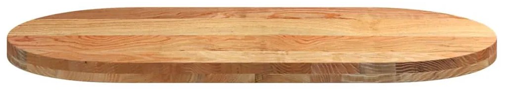 vidaXL Επιτραπέζια επιφάνεια Ανοιχτό Καφέ 100x50x4 εκ. Ξύλο Δρυός Οβάλ