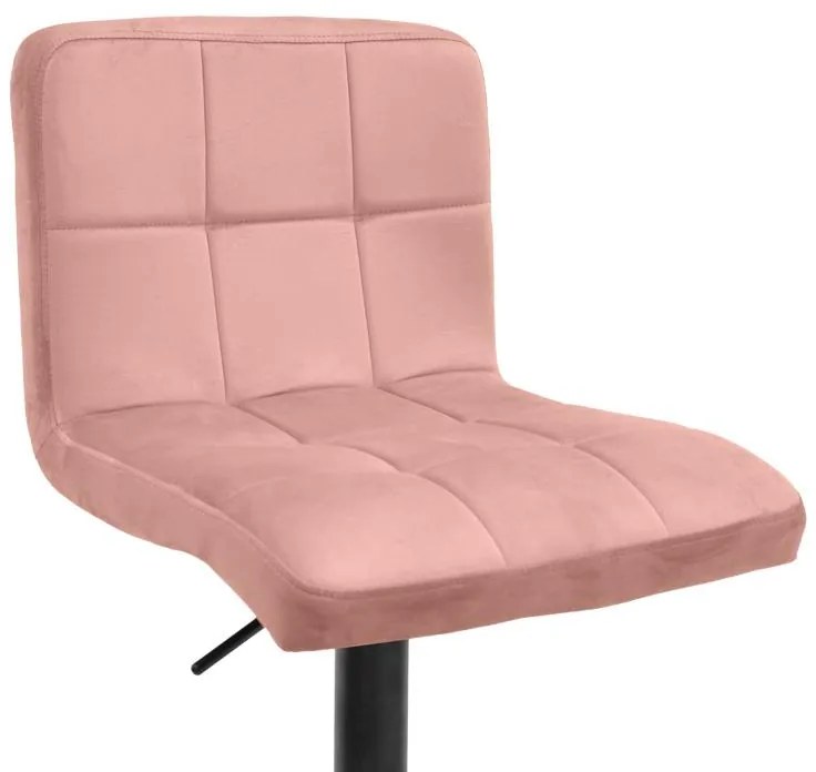 Σκαμπό μπαρ Remina πτυσσόμενο σάπιο μήλο βελούδο-βάση μαύρο μέταλλο 44x44x112εκ 2αδα 44x44x112 εκ.