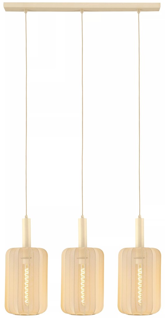 Φωτιστικό Κρεμαστό Lucide 03447-03-38 CORINA Μπεζ/Κρεμ (Beige/Creme)