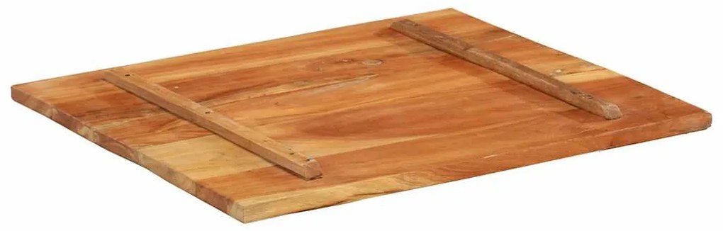 vidaXL Επιφάνεια Τραπεζιού Ορθ. 70x80 εκ 25-27 χιλ Μασίφ Ανακ. Ξύλο