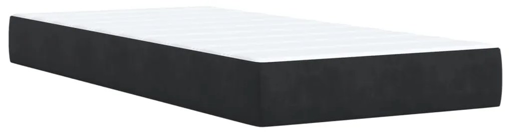 ΚΡΕΒΑΤΙ BOXSPRING ΜΕ ΣΤΡΩΜΑ ΜΑΥΡΟ 90X190 ΕΚ. ΒΕΛΟΥΔΙΝΟ 3287616