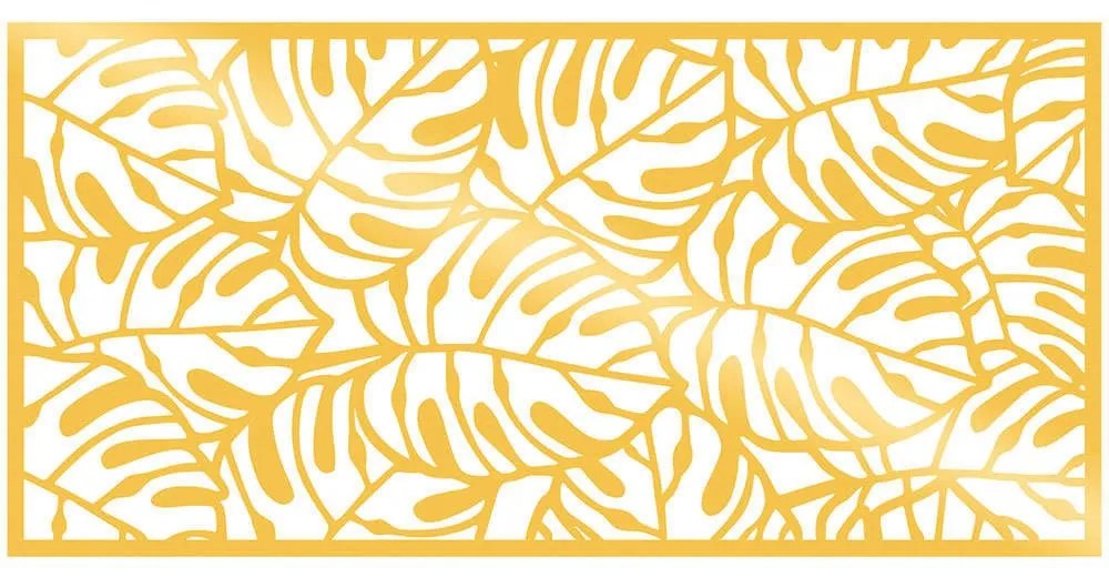 Διακοσμητικό Τοίχου 891TNL1967 100x48cm Gold Wallity Μέταλλο
