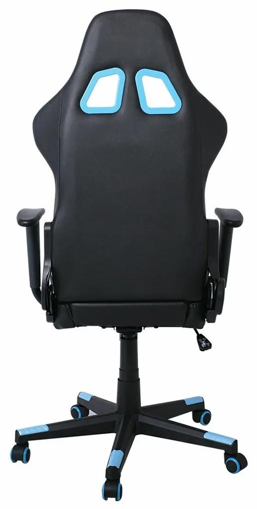 Καρέκλα gaming Mesa 423, Μαύρο, Τυρκουάζ, 124x67x69cm, 19 kg, Με μπράτσα, Με ρόδες, Μηχανισμός καρέκλας: Κλίση | Epipla1.gr