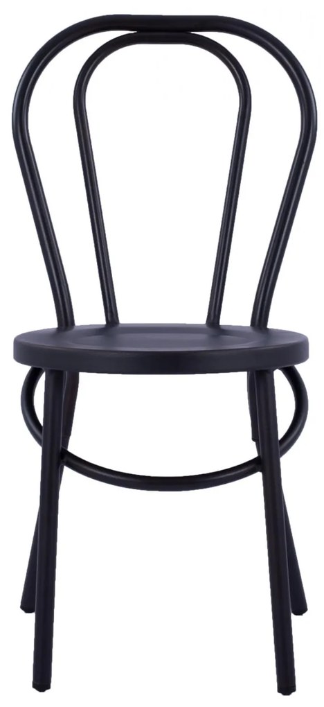 Καρέκλα CONRAD C5557.01 Αλουμινίου Τύπου Βιέννης Μαύρο Rusty 42x52x88,5 εκ. 6αδα 42x52x88.5 εκ.