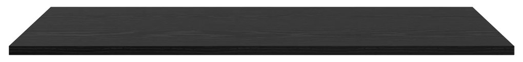 vidaXL Δίσκος Βιβλιοθήκης 4 pcs Μαύρο 100 x 40 x 1.5 εκ. Μοριοσανίδα