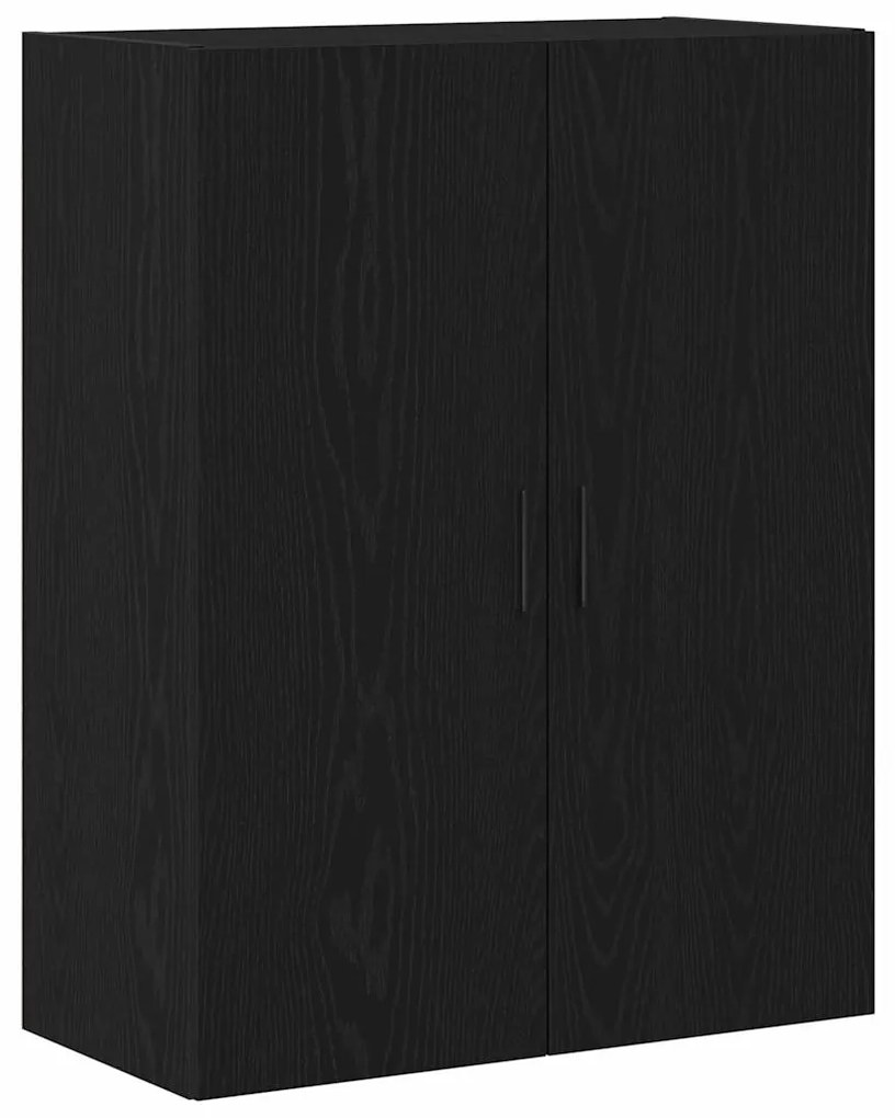 vidaXL Ντουλάπα τοίχου Επιτοίχιο Μαύρη δρυς 69.5 x 34 x 90 εκ.