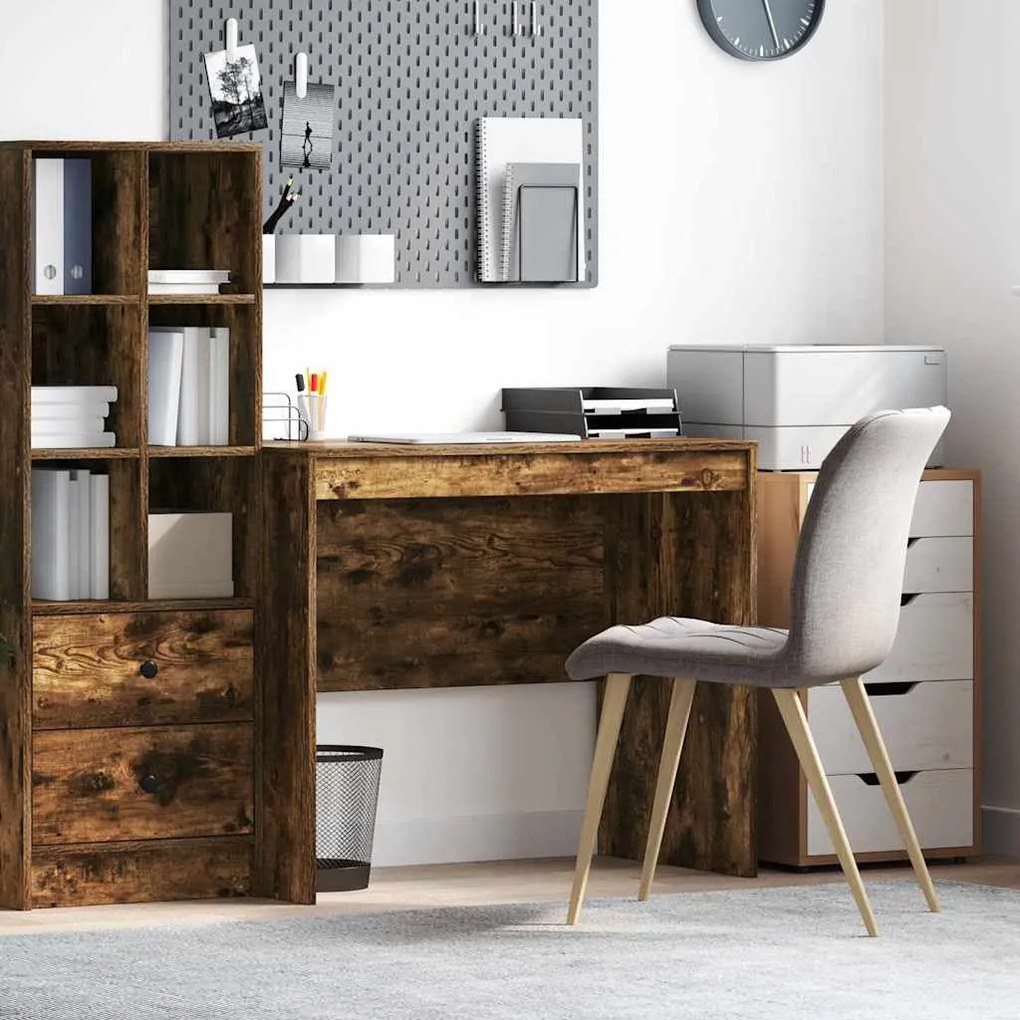 vidaXL Γραφείο Καπνιστή δρυς 90 x 50 x 76 εκ. Επεξεργασμένο ξύλο