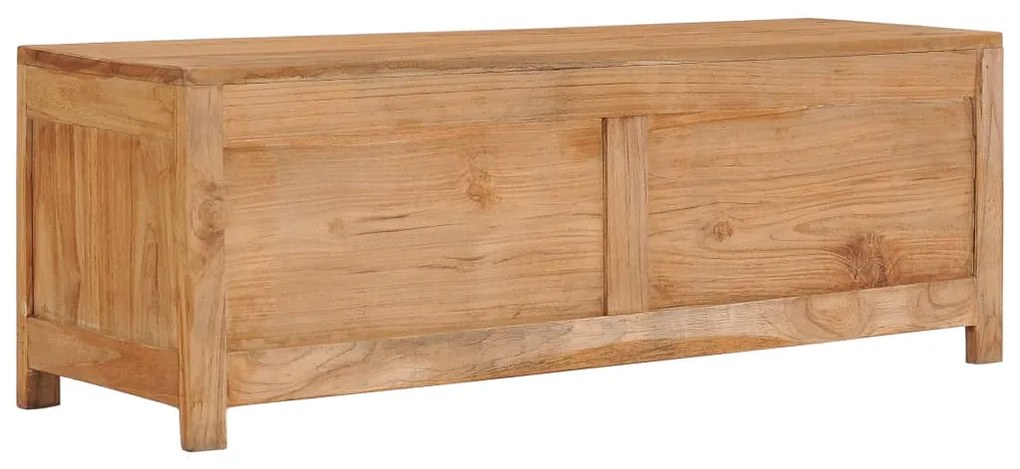 vidaXL Έπιπλο Τηλεόρασης 100 x 30 x 35 εκ. από Μασίφ Ξύλο Teak