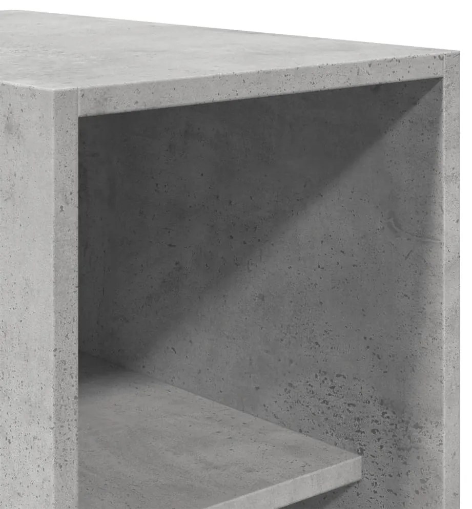 vidaXL Ντουλάπα Γκρι Σκυρ. 30x50x200 εκ. από Επεξεργασμένο Ξύλο