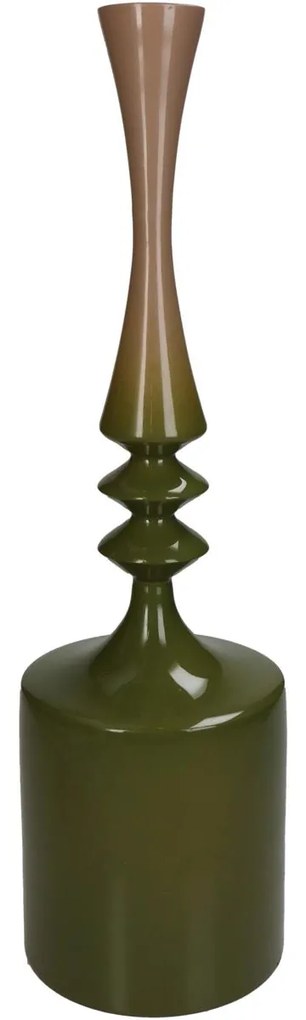 Κηροπήγιο ArteLibre Πράσινο Αλουμίνιο 11x11x38cm