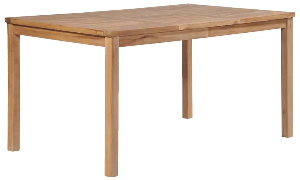 vidaXL Τραπέζι Κήπου 150 x 90 x 77 εκ. από Μασίφ Ξύλο Teak