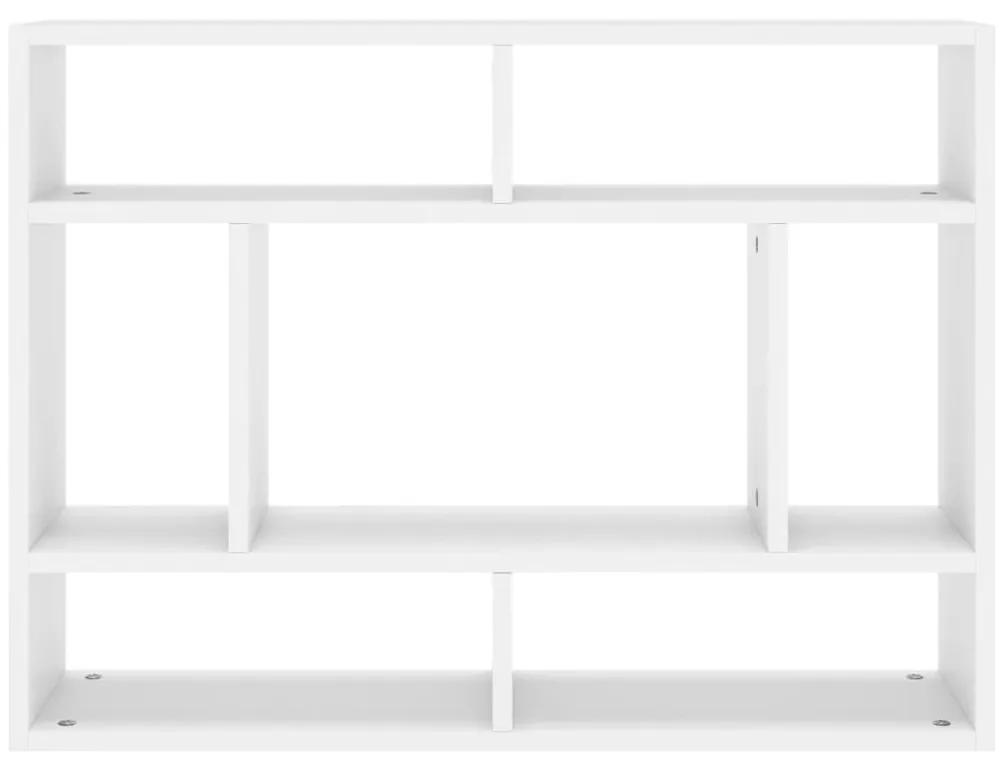 vidaXL Ραφιέρα Τοίχου Λευκή 75 x 16 x 55 εκ. από Μοριοσανίδα