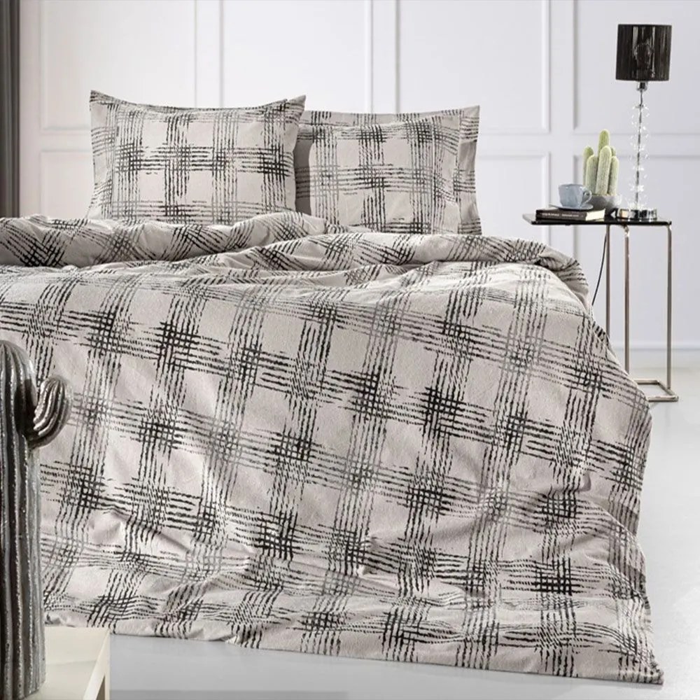 Σεντόνια Mezzo Flannel (Σετ 3τμχ) Natural Guy Laroche Μονό 170x265cm 100% Βαμβακερή Φανέλα