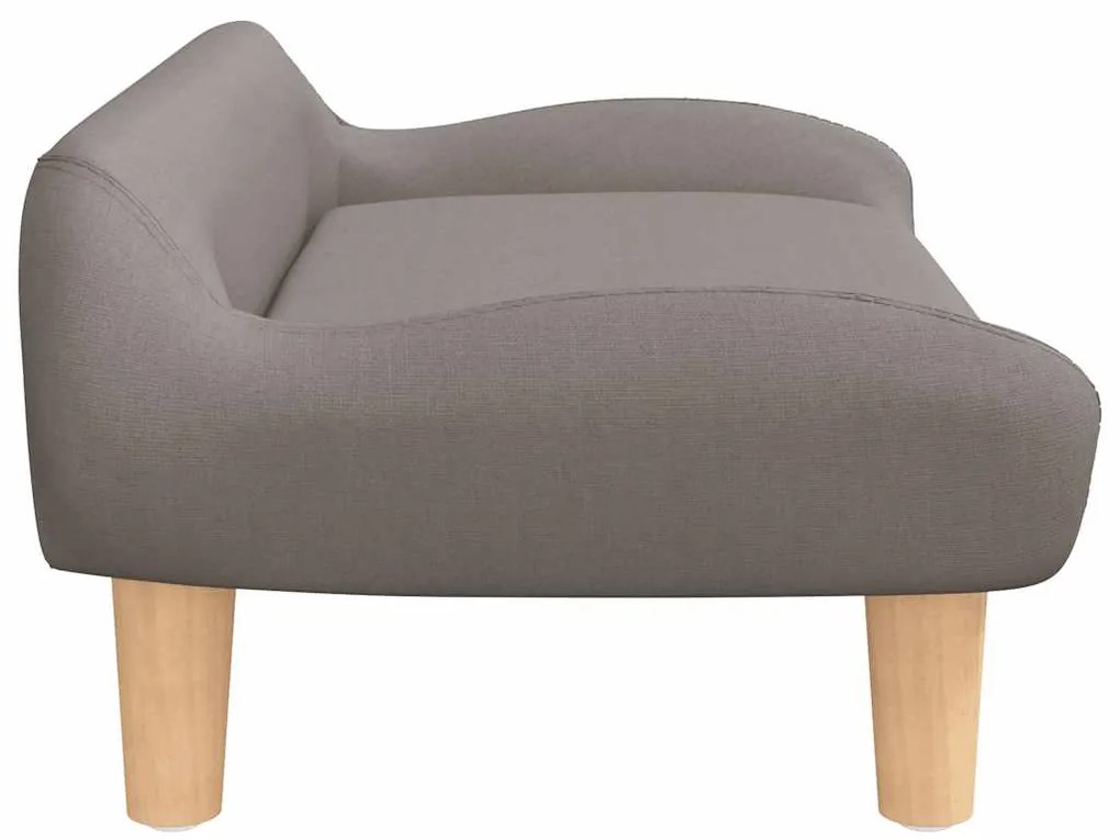 vidaXL Καναπές Παιδικός Taupe 70x40x24 εκ. από Υφασμάτινη