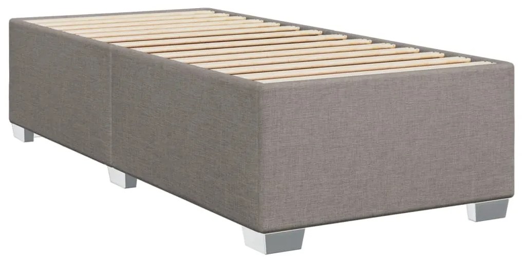 ΚΡΕΒΑΤΙ BOXSPRING ΜΕ ΣΤΡΩΜΑ TAUPE 90X200 ΕΚ. ΥΦΑΣΜΑΤΙΝΟ 3285106