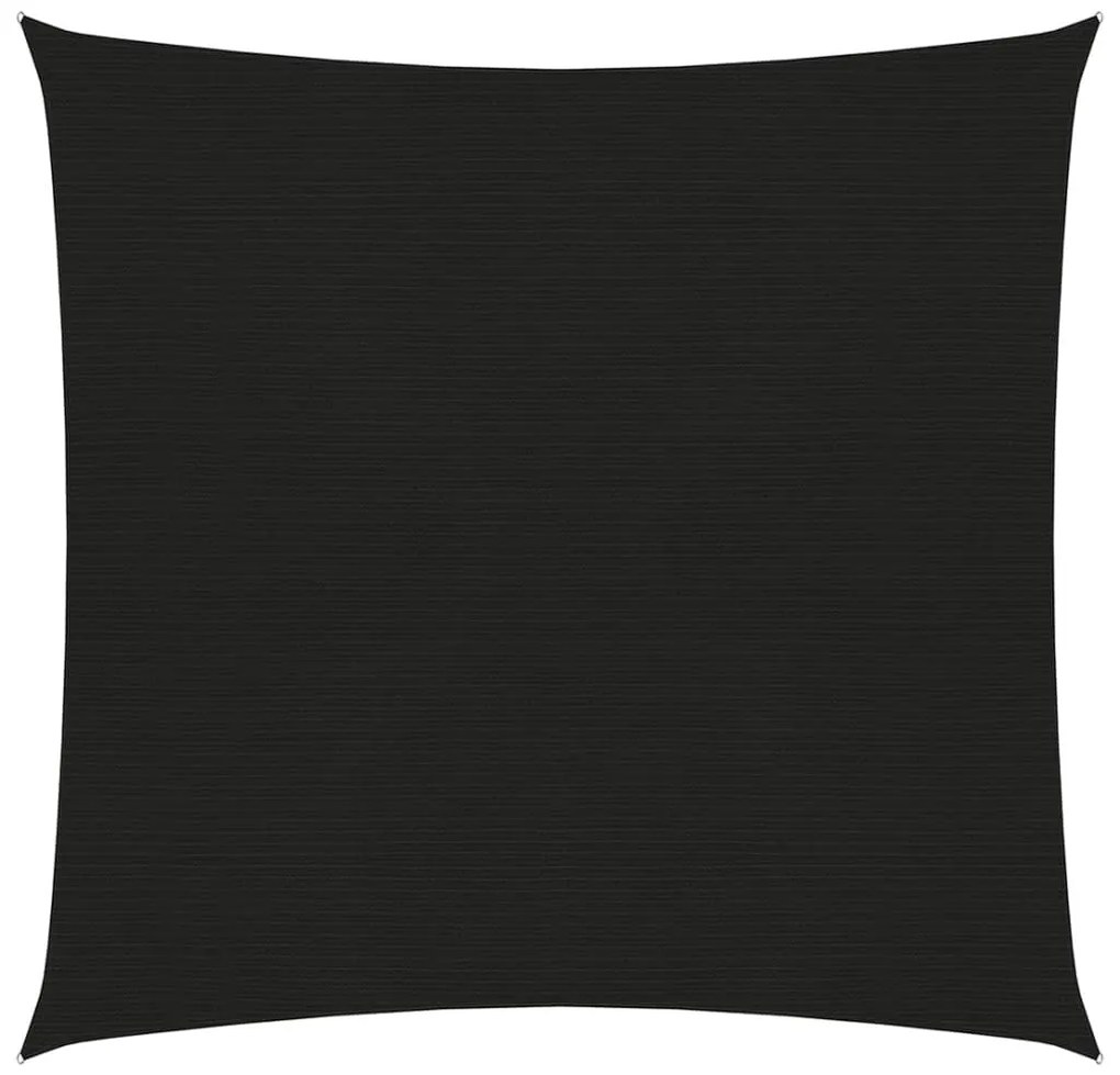 Πανί Σκίασης Μαύρο 5 x 5 μ. από HDPE 160 γρ./μ² - Μαύρο