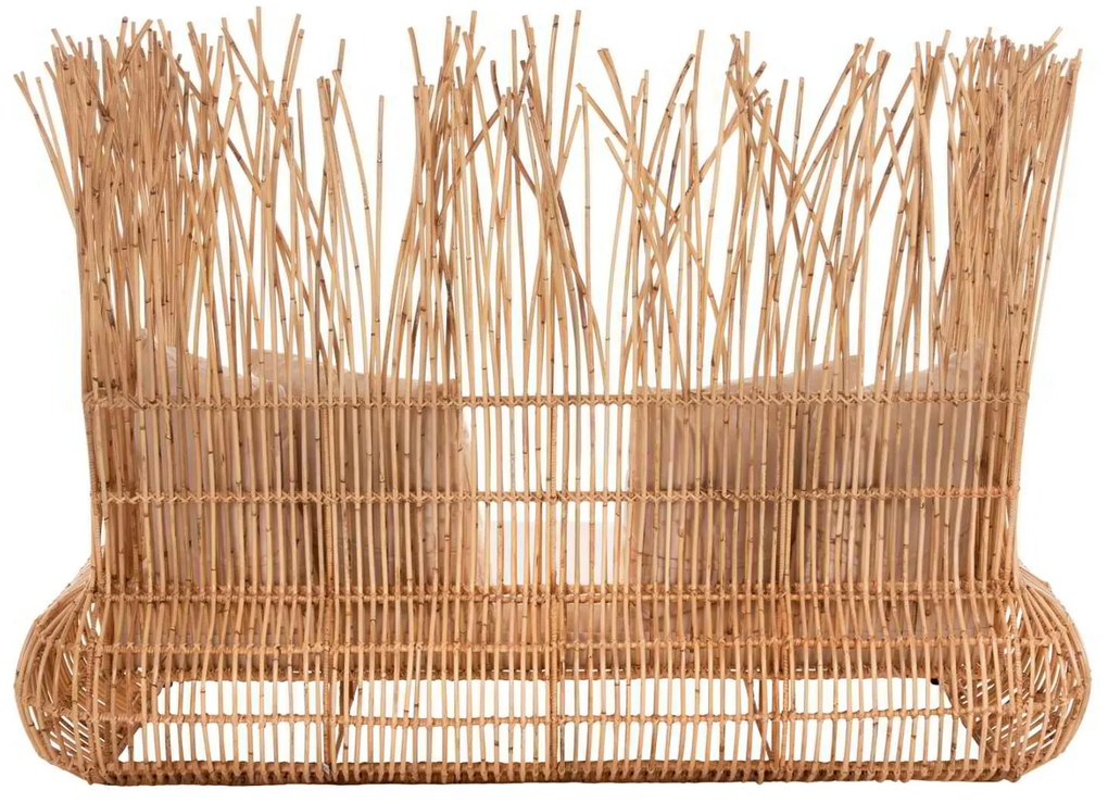 ΚΑΝΑΠΕΣ ΕΞ. ΧΩΡΟΥ ZEPHYR HM5988 ΚΑΛΑΜΙΑ RATTAN ΦΥΣΙΚΟ-ΜΠΕΖ ΜΑΞΙΛΑΡΙΑ 200x120x142Yεκ.