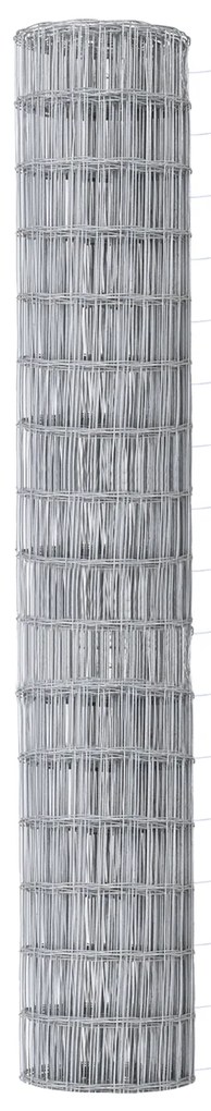 vidaXL Euro Fence με 7 Πόλους 1.6x10 μ Γαλβανισμένος Χάλυβας