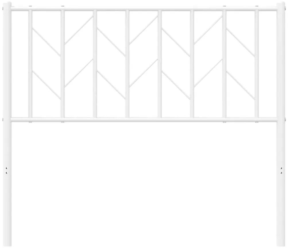 vidaXL Κεφαλάρι Λευκό 100 εκ. Μεταλλικό