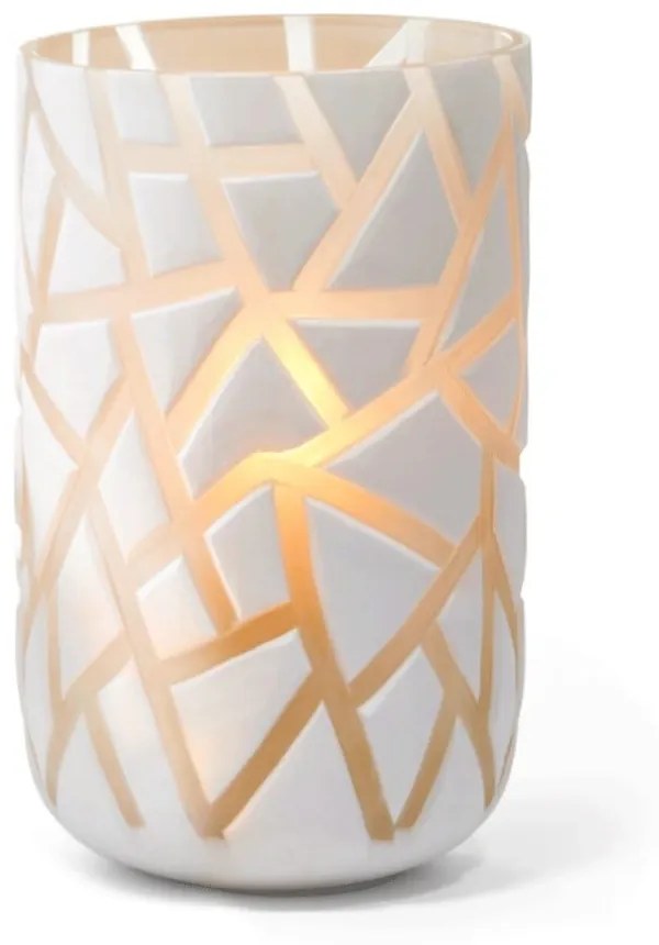 Βάζο Val L 277009 18x30cm White-Clear Philippi Glass