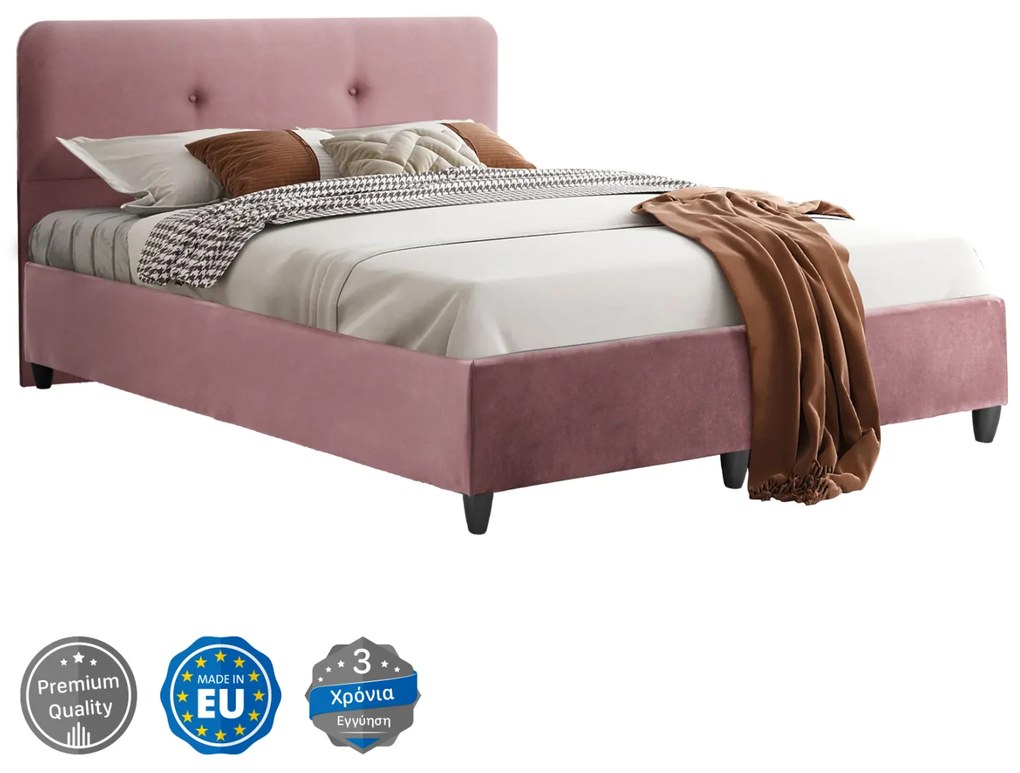 Intrahome ΚΡΕΒΑΤΙ UPINGTON ΑΠΟ ΒΕΛΟΥΔΟ ΣΑΠΙΟ ΜΗΛΟ .12 ΓΙΑ ΣΤΡΩΜΑ 150x200 εκ. intraho-1610845