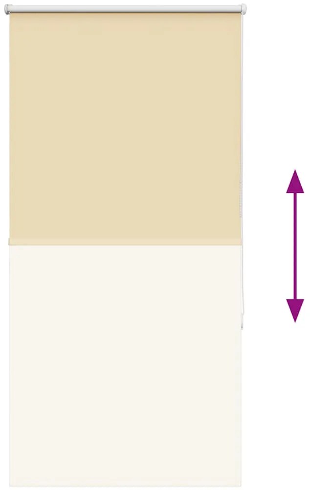 Ρολέρ Μπλακάουτ Μπεζ 65x130 cm Πλάτος υφάσματος 60,7 cm - Μπεζ