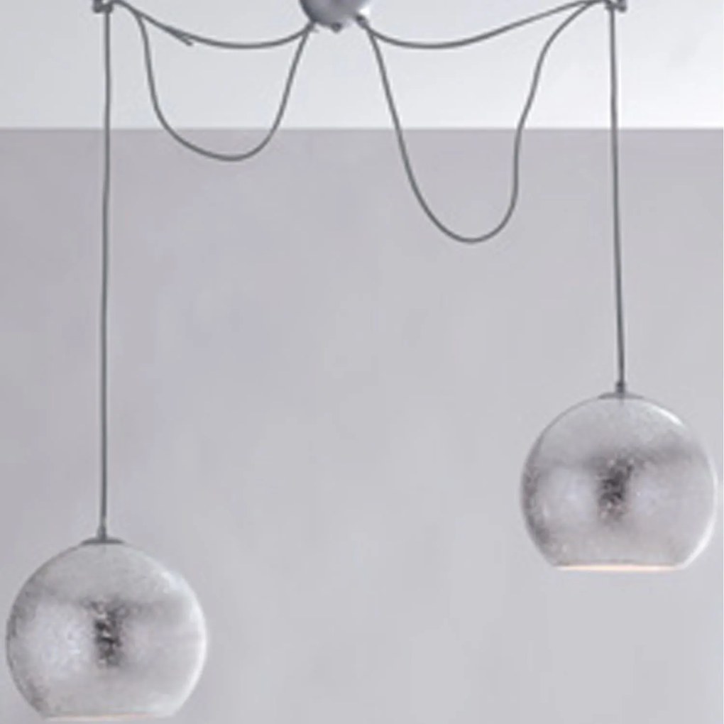 Φωτιστικό Οροφής Vanity I-VANITY/S2 SIL Silver Glass