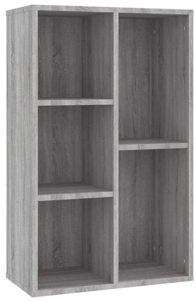 vidaXL Βιβλιοθήκη/Βοηθητικό Ντουλάπι Γκρι Sonoma 50x25x80 εκ Επεξ Ξύλο